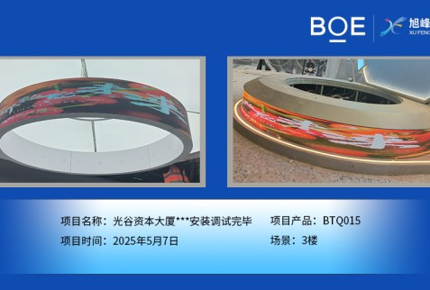 光谷資本大廈***安裝調試完畢